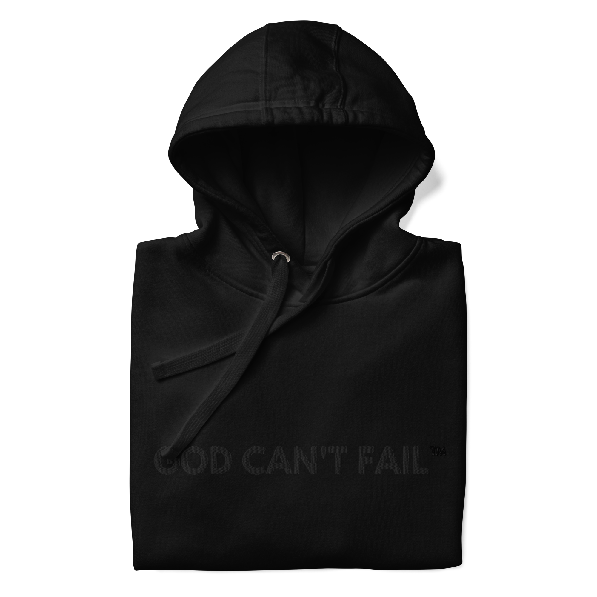 GCF Hoodie - Black Embroidery