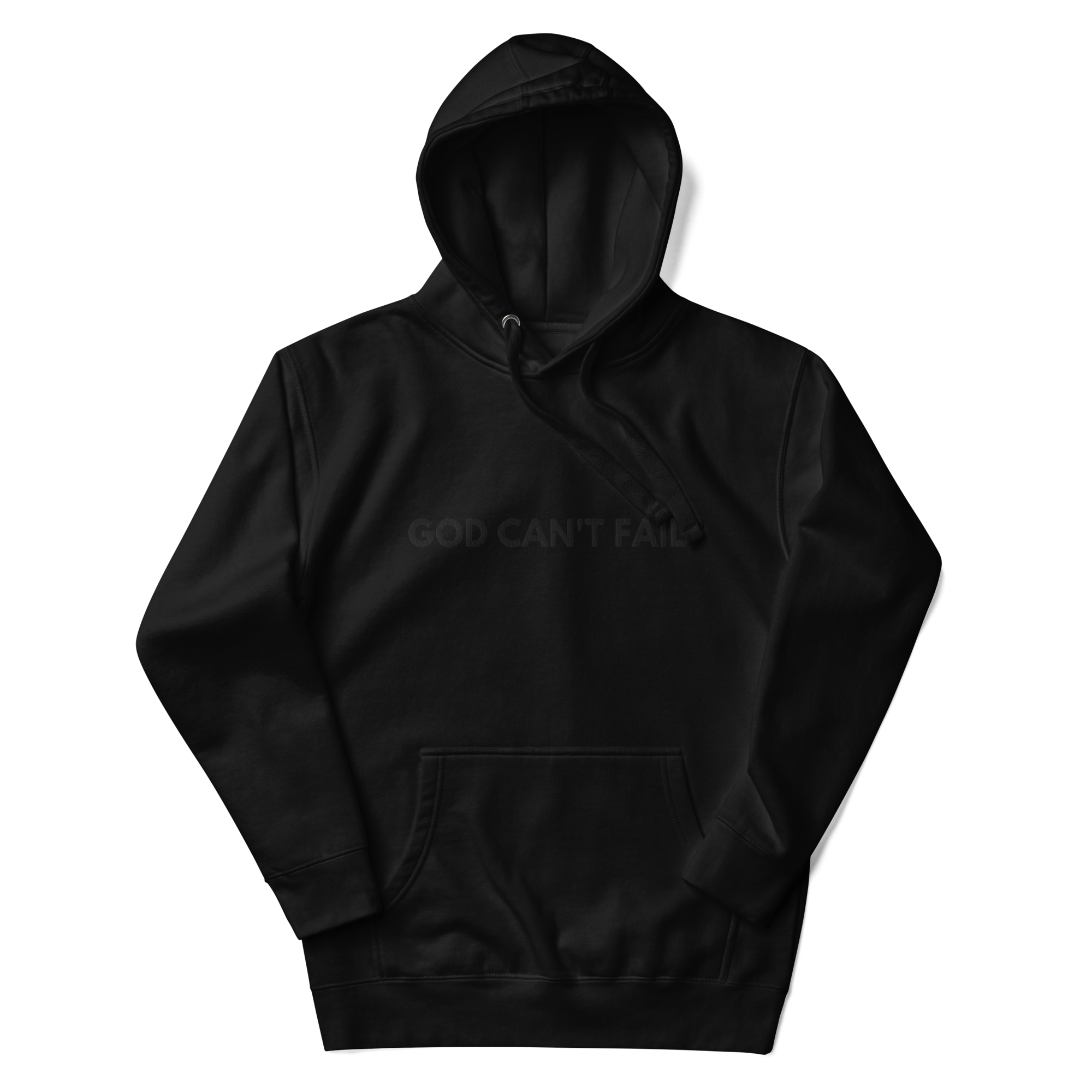 GCF Hoodie - Black Embroidery