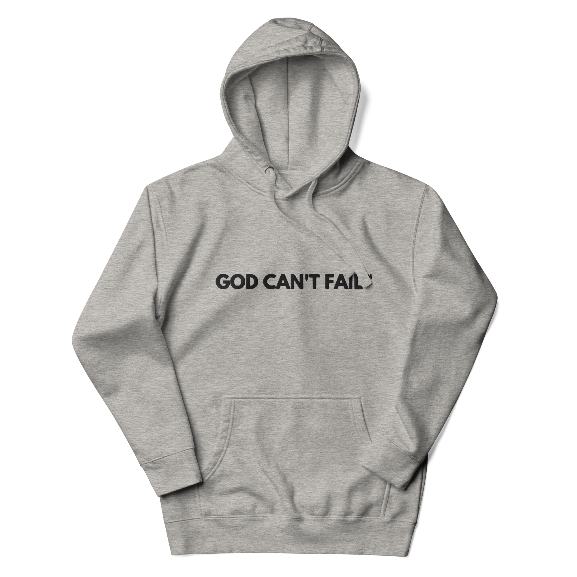 GCF Hoodie - Black Embroidery