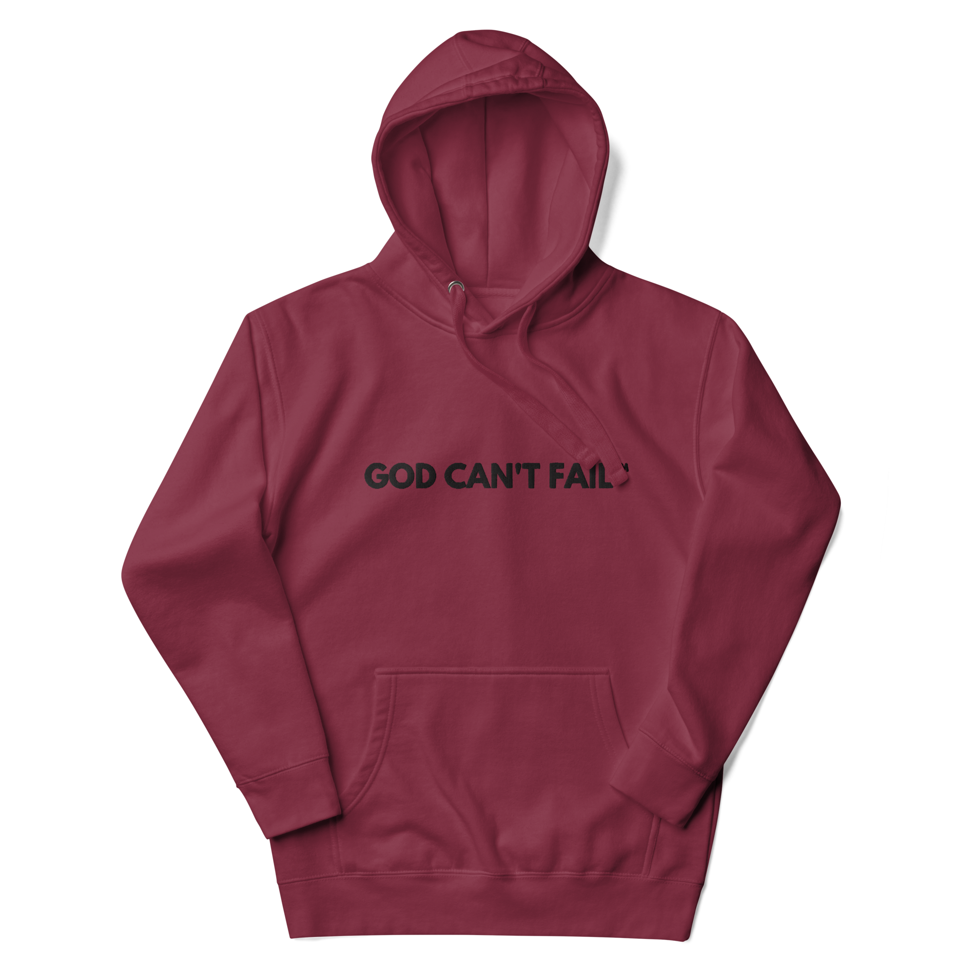 GCF Hoodie - Black Embroidery