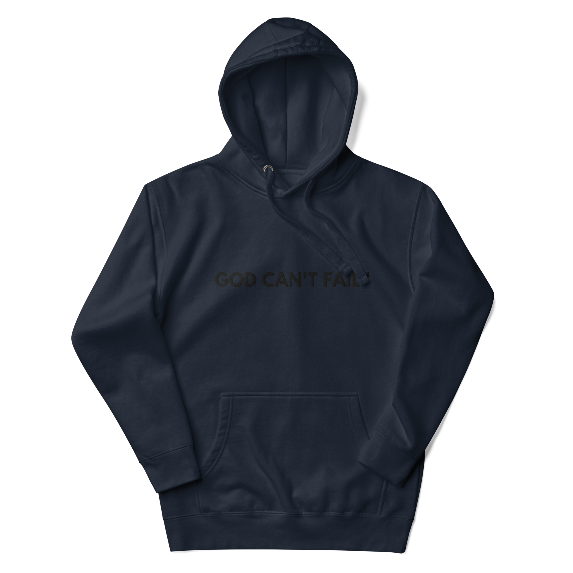 GCF Hoodie - Black Embroidery