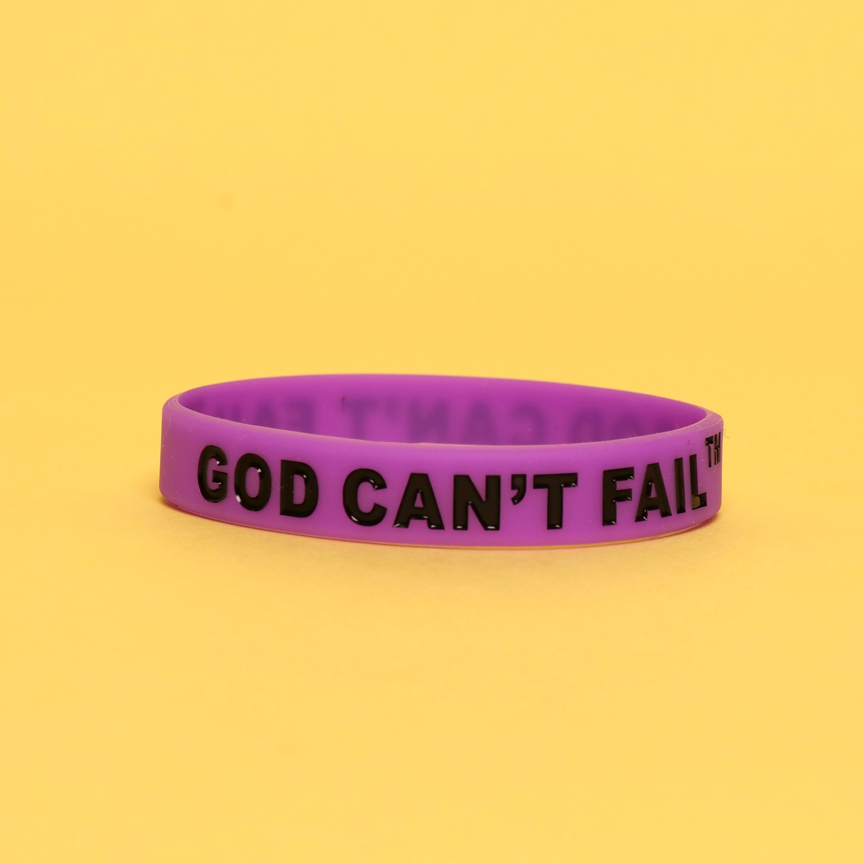 Black on Purple Wristband