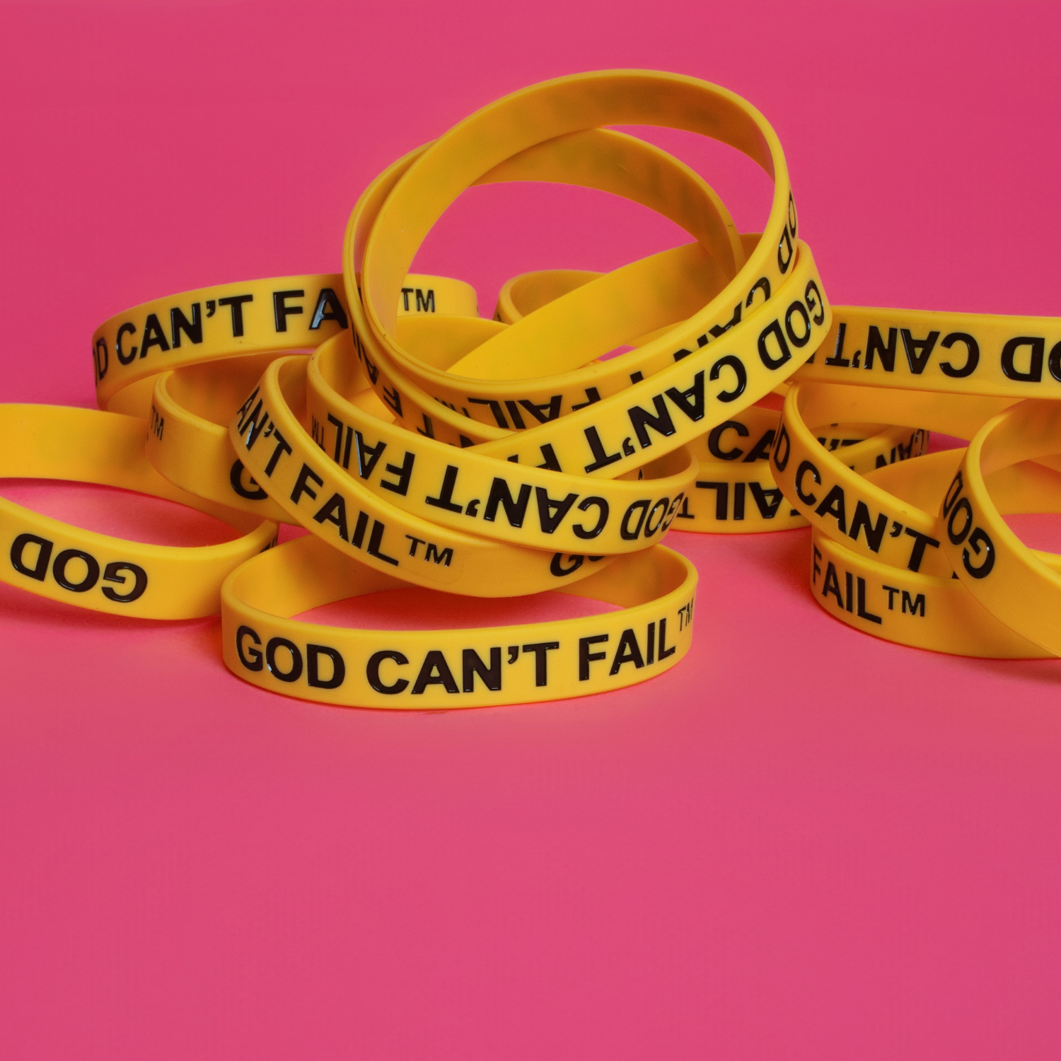 Black on Team Yellow Wristband