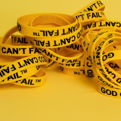 Black on Team Yellow Wristband
