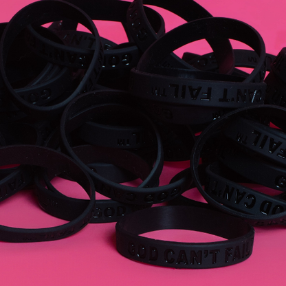 Black on Black Wristband