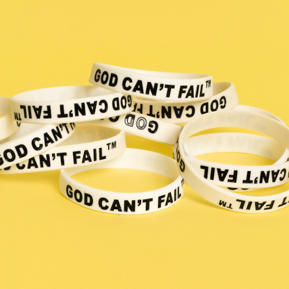 Black on White Wristband