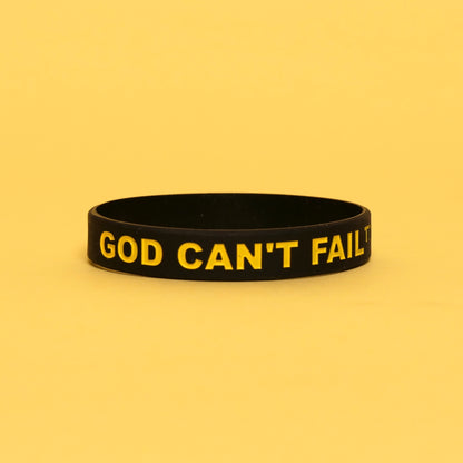 Team Yellow on Black Wristband
