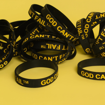 Team Yellow on Black Wristband