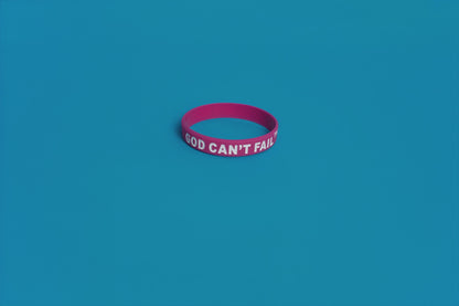 White on Hot Pink Wristband