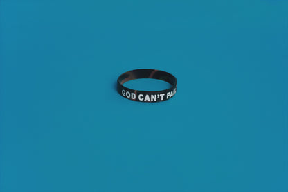 White on Camo Wristband