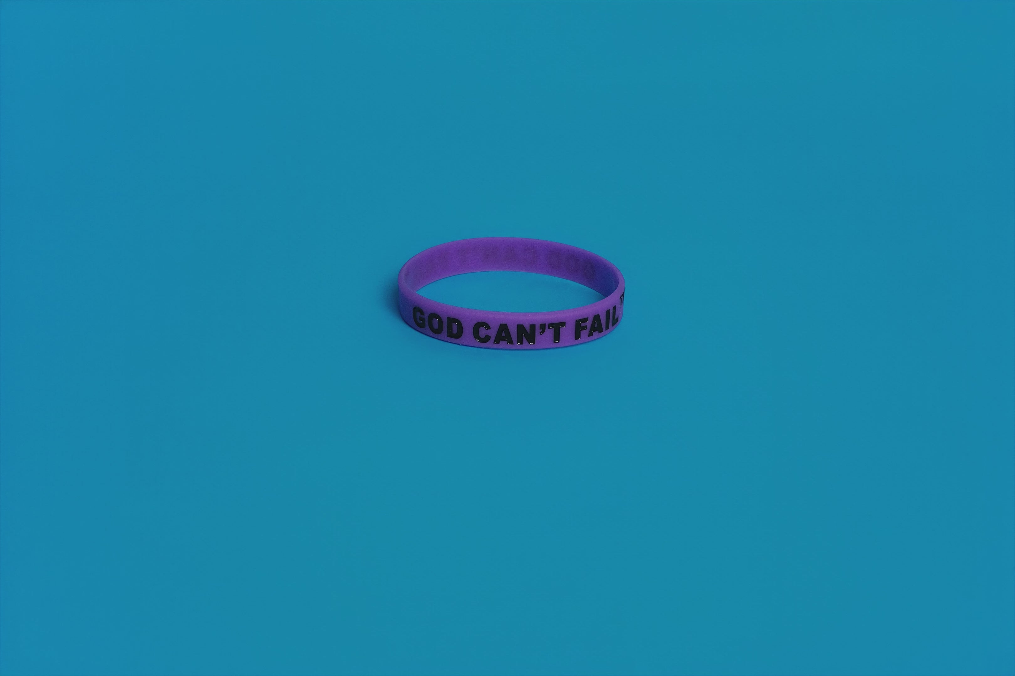 Black on Purple Wristband