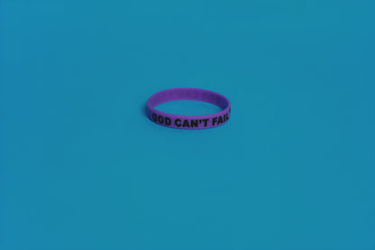 Black on Purple Wristband