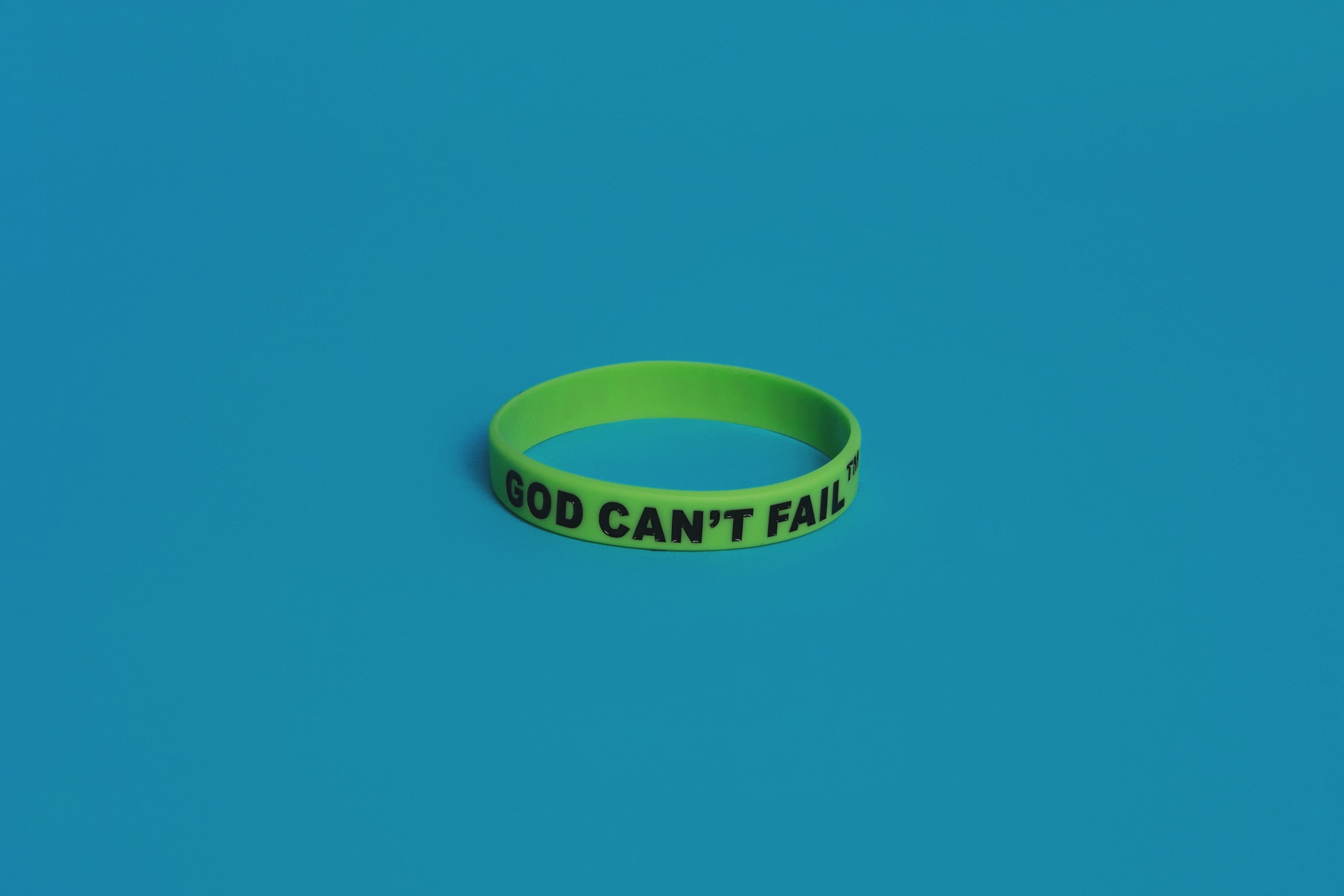 Black on Lime Green Wristband