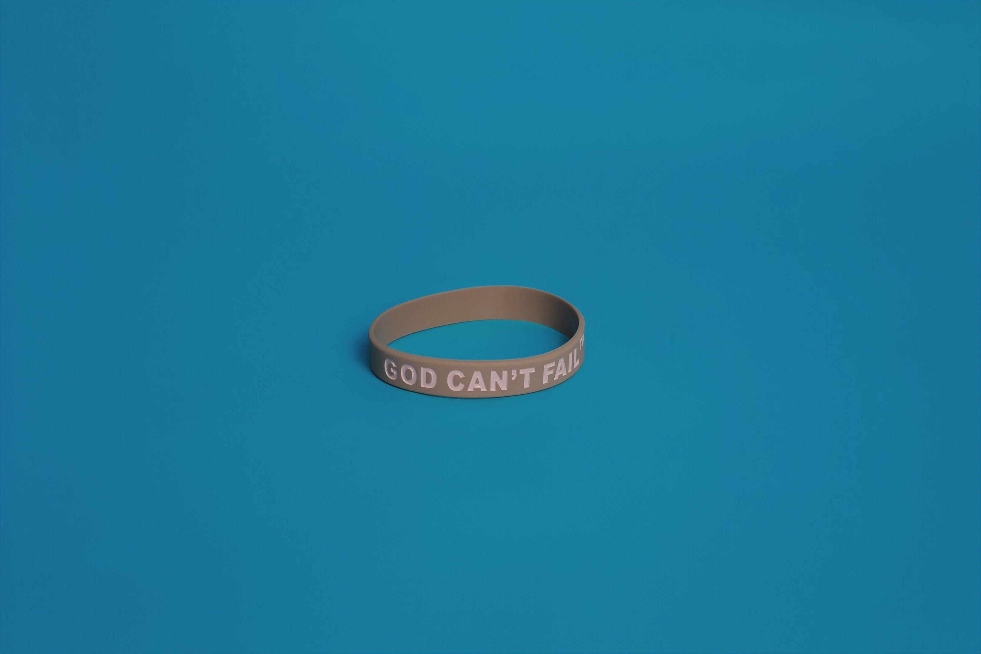 Soft Pink on Tan Wristband