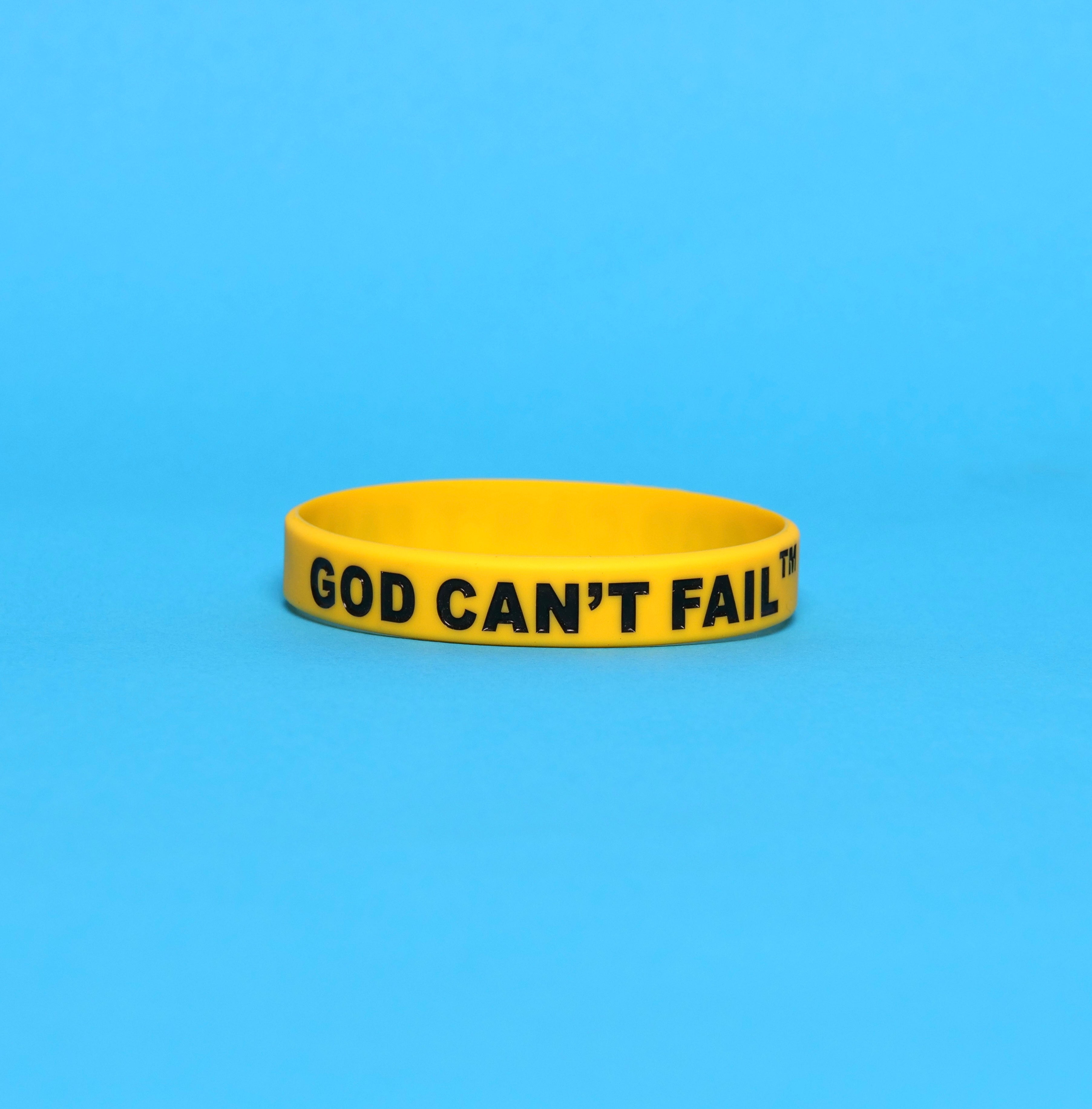 Black on Yellow Wristband
