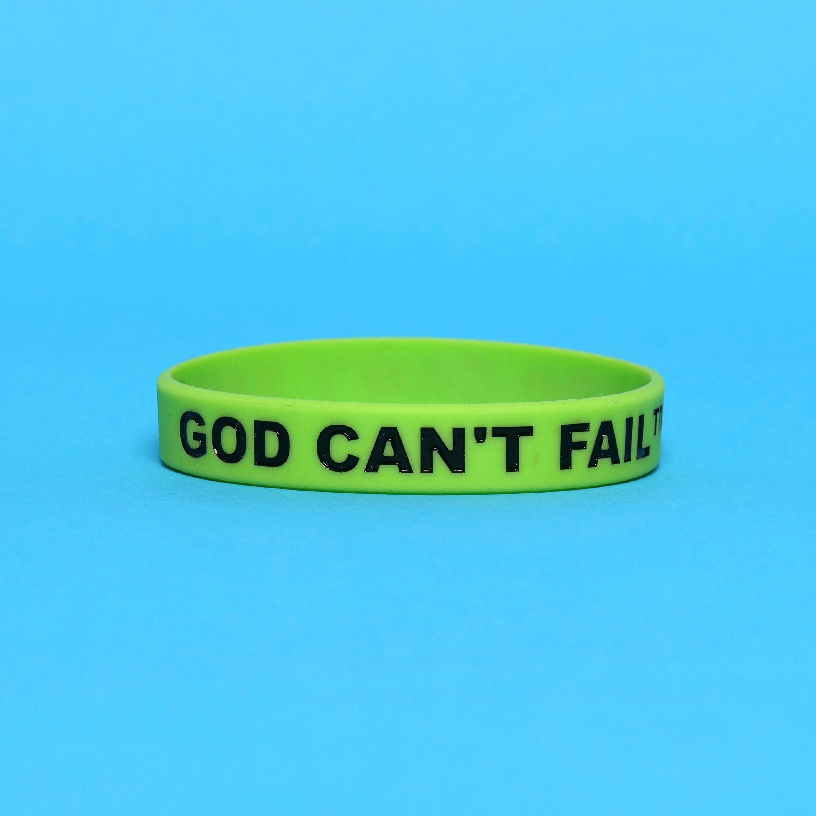 Black on Lime Green Wristband