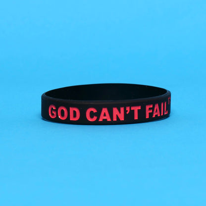 Red on Black Wristband