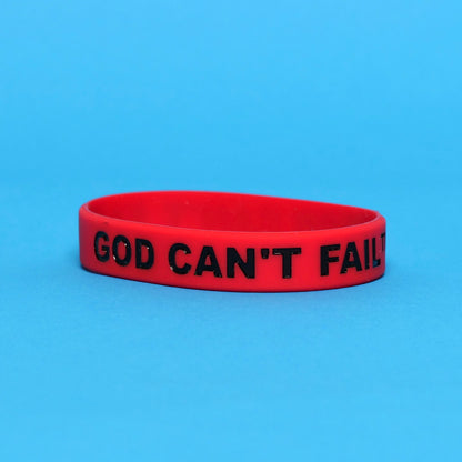 Black on Red Wristband