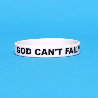 Black on White Wristband